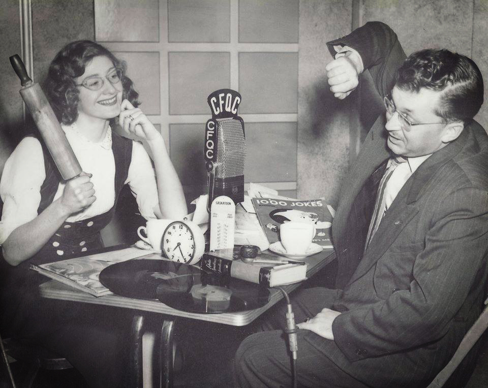 Christine and Harry Dekker Double Dekker Breakfast Club CFQC Saskatoon